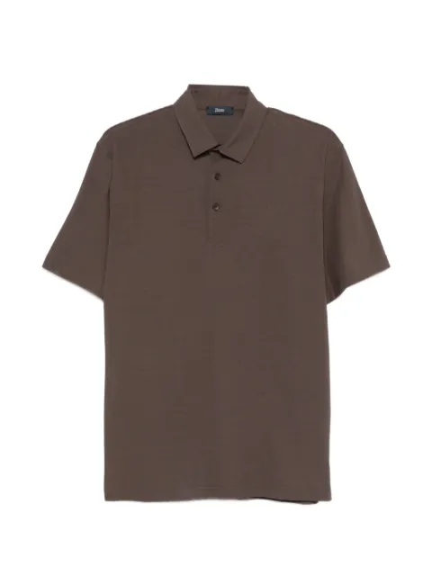 Herno button-up polo shirt Brown JPL00115U520058800