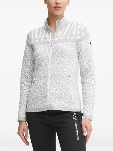 NEWLAND animal-print zipped jacket Grey N46640143