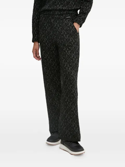 NEWLAND geometric-pattern trousers Black N46512167