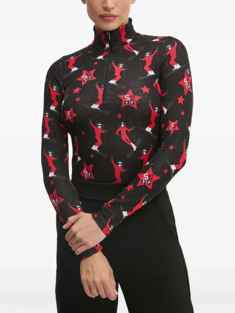 NEWLAND Kendra quarter-zip sweater Black N4657899