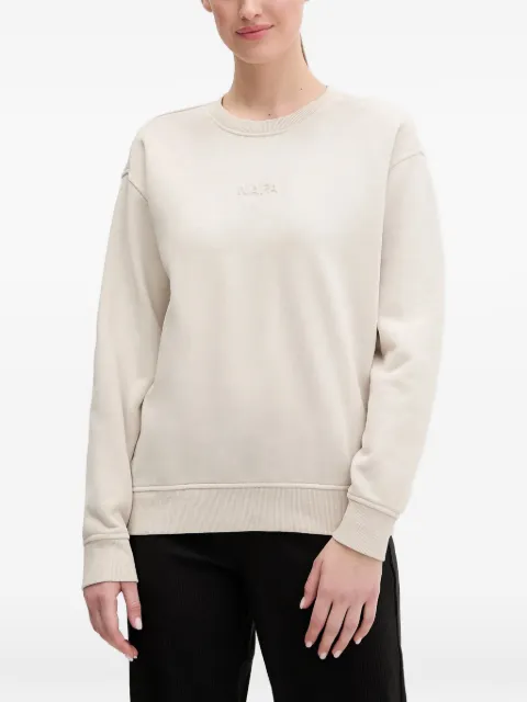 Napapijri B-Azure logo crew-neck sweatshirt Neutrals NP0A4IF5