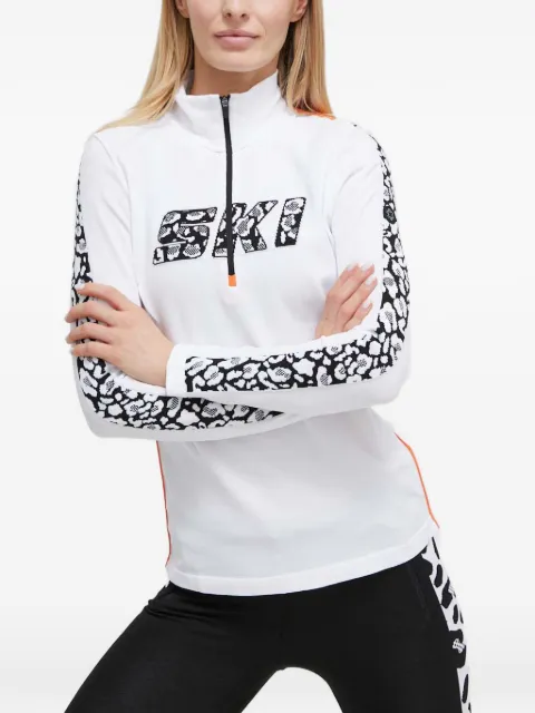 NEWLAND Thebe printed skiwear top White N4646191