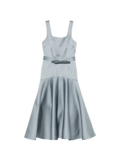 P.A.R.O.S.H. square-neck midi dress Blue PAMAKD726150