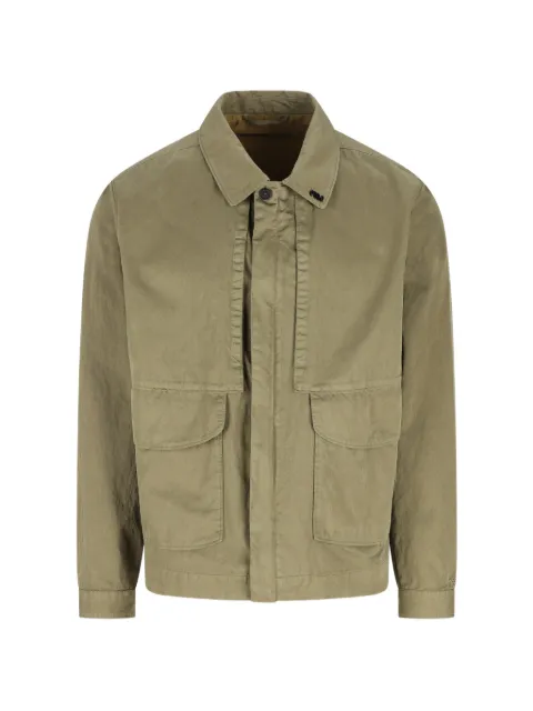 Massimo Osti Studio button flap-pocket overshirt Neutrals MOS102A110500G652