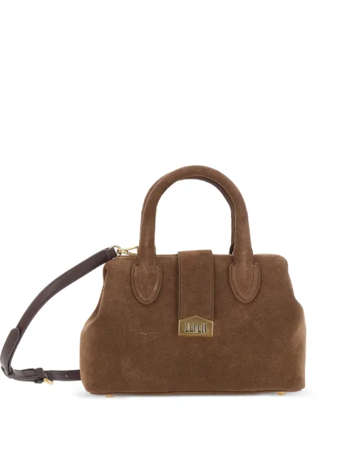 SCHELL small logo-lettering tote bag Brown B00100H05120