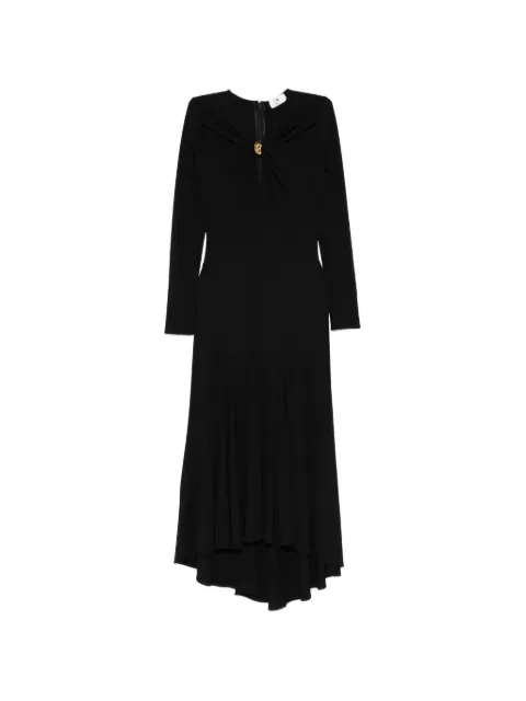 Elisabetta Franchi dress in crêpe jersey fabric with jewel detail Black AB88561E2