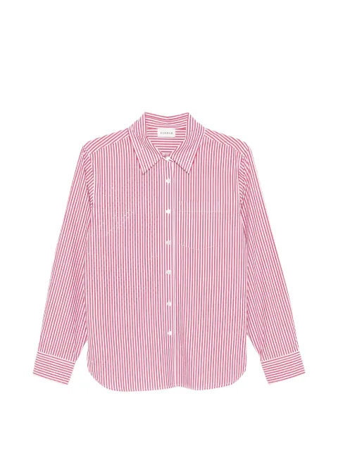 P.A.R.O.S.H. striped embellished shirt Red CASHINED380646