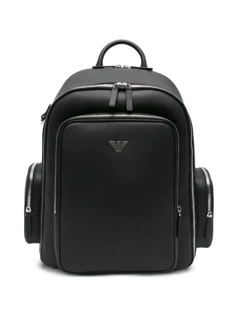 Emporio Armani zipped backpack Black EM004553AF13805UC001