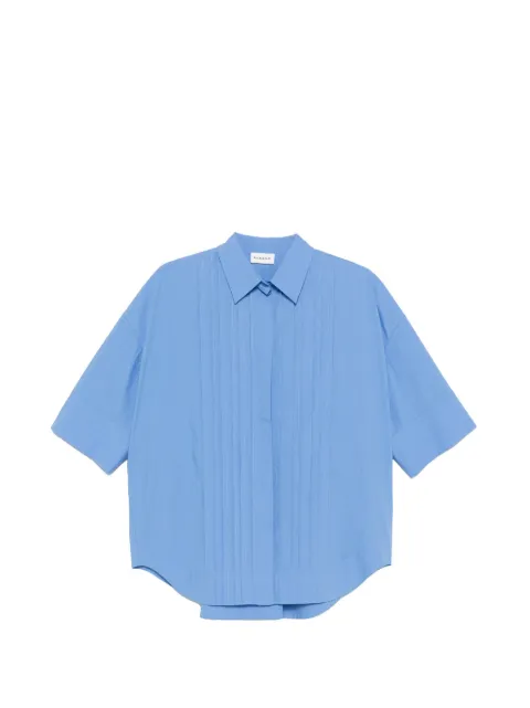 P.A.R.O.S.H. pleated shirt Blue CANYOX26D381304