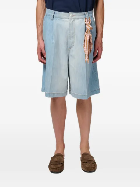 Marni pleated shorts Blue PUJU0340Q0USCZ12