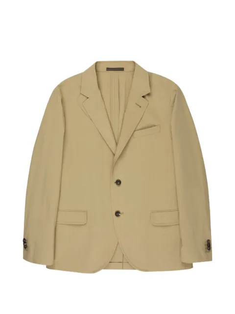 Incotex throat-latch blazer Neutrals 63I15390480