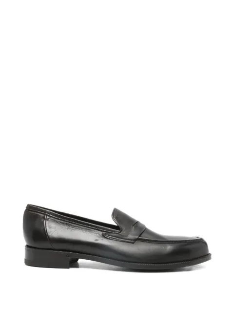Lardini leather flat loafers Brown PAHARRISPA66353