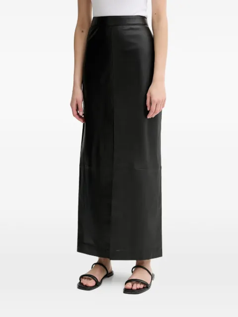 Filippa K slit-detail maxi skirt Black 31409FK