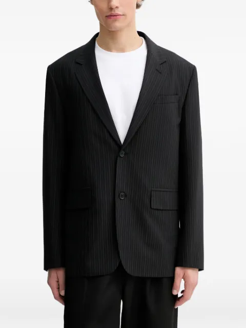 Filippa K striped-pattern blazer Black 31998FK