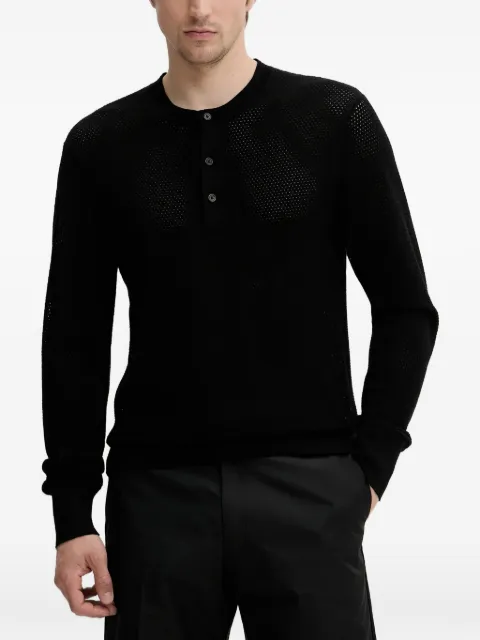 Filippa K textured T-shirt Black 31462FK