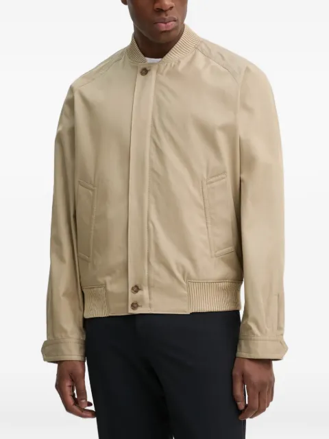 Filippa K ribbed-hem bomber jacket Neutrals 31199FK