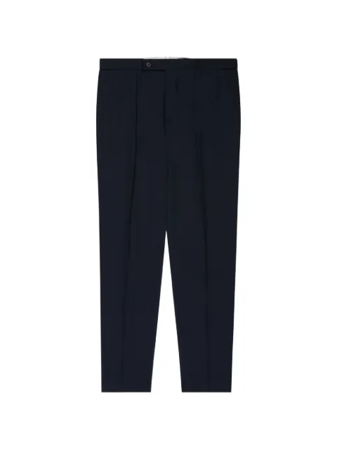 Incotex pleated tapered trousers Blue 1T008360306