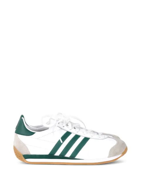 adidas Country leather three-stripe sneakers White NAPPUGBSH464723W