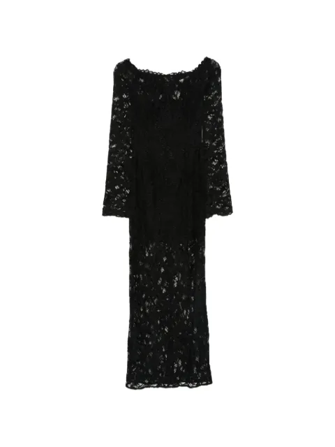 MANURÍ lace dress Black MRFW25DR9VIPL08X