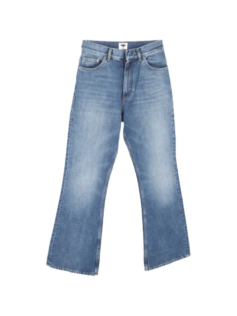 Christian Dior Pre-Owned 2024 wide-leg five-pocket trousers Blue NAPPUGBCL641149W