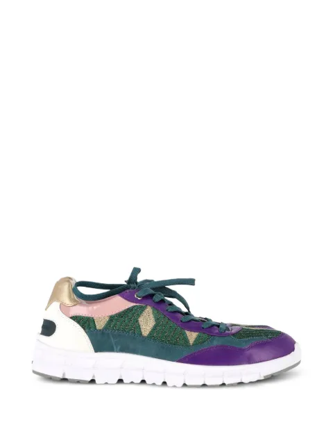 Dolce & Gabbana Pre-Owned low-top leather trainers Purple NAPPUGBSH640332W