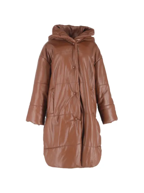 Nanushka long puffer coat Brown NAPPUGBCL643129W