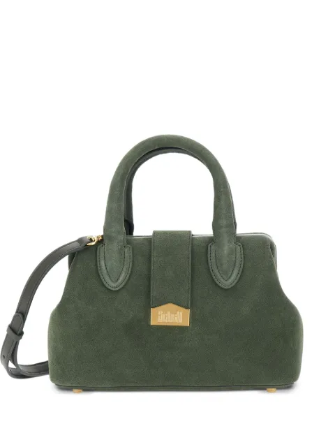 SCHELL suede top-handles tote bag Green B00100E00238