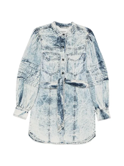 MARANT ÉTOILE Moe belt detail dress Blue 26PRO1005FAD1H04E