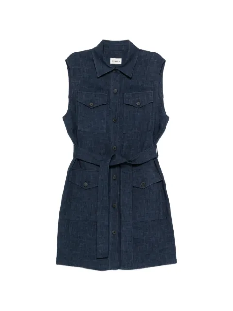 P.A.R.O.S.H. tie-belt mini dress Blue BLINKD726128