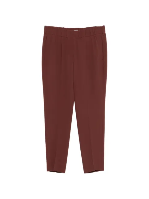 Brunello Cucinelli elasticated trousers Brown MA029P1673C9092