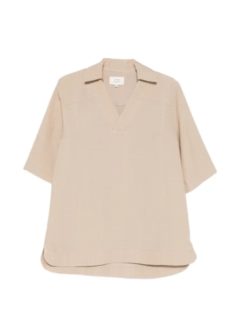 LouLou de Saison Ermo V-neck T-shirt Neutrals ERMOBG