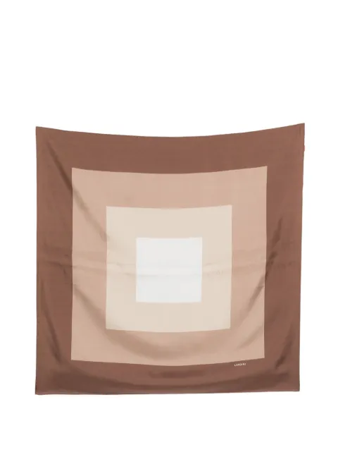 Lardini dip-dye scarf Brown PAFOU11PA66170