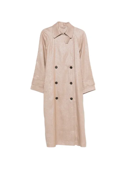 Brunello Cucinelli double-breasted coat Neutrals MH5269873C920