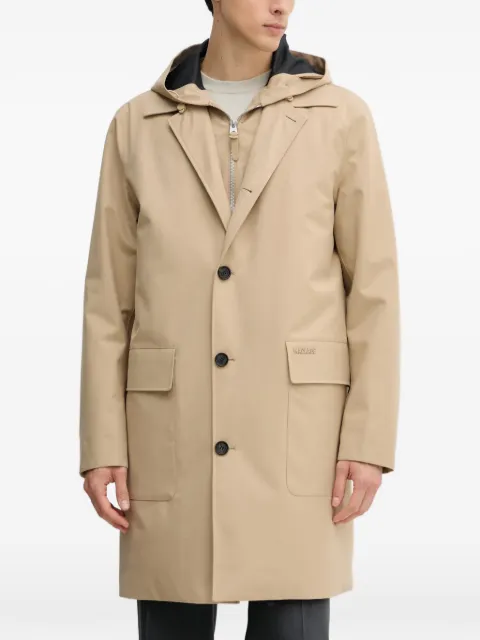 Mackage Mathias hooded buttoned coat Neutrals MATHIAS