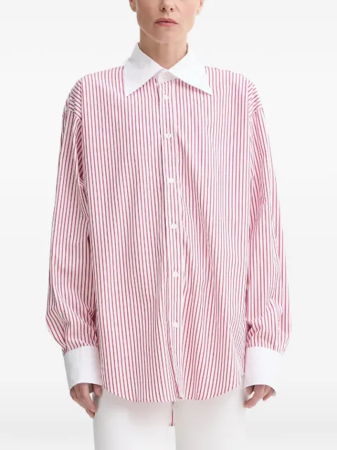 Filippa K striped-pattern shirt White 31405FK