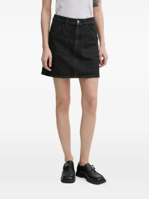 Filippa K logo-patch mini skirt Black 31226FK