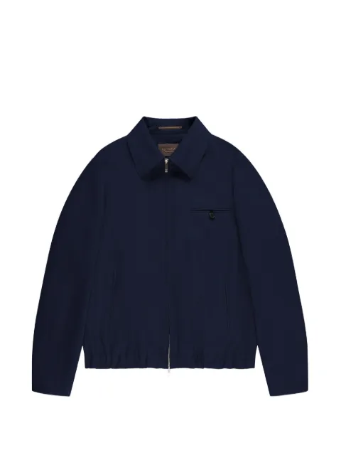 Montedoro collared zip bomber jacket Blue 63M217M5071