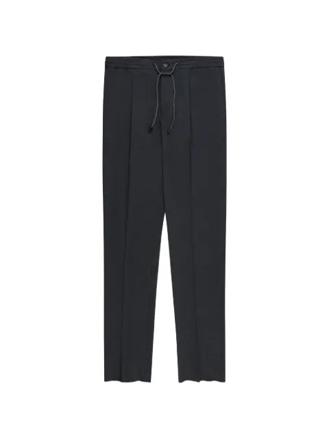 Incotex seersucker drawstring trousers Grey 1T007890469