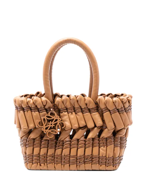 Loewe Pre-Owned 2022 Small Nappa Tubular Basket tote bag Brown KLUJH1DR7TLKUOQ5