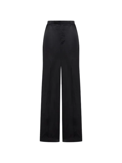 Rick Owens pressed-crease tailored trousers Black RP01F6363N