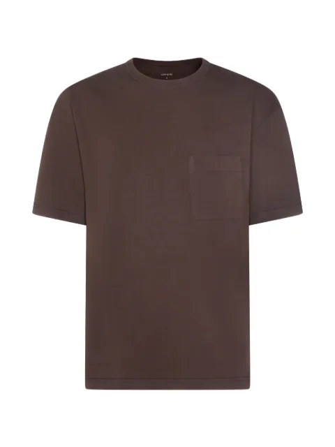 LEMAIRE patch-pocket T-shirt Brown TS0010LJ1010