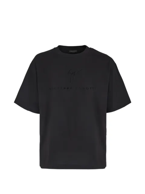 Giuseppe Zanotti Lr-67 logo-detail T-shirt Black ERU6001001