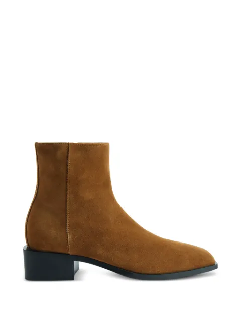 Giuseppe Zanotti square-toe ankle boots Brown EU60008003
