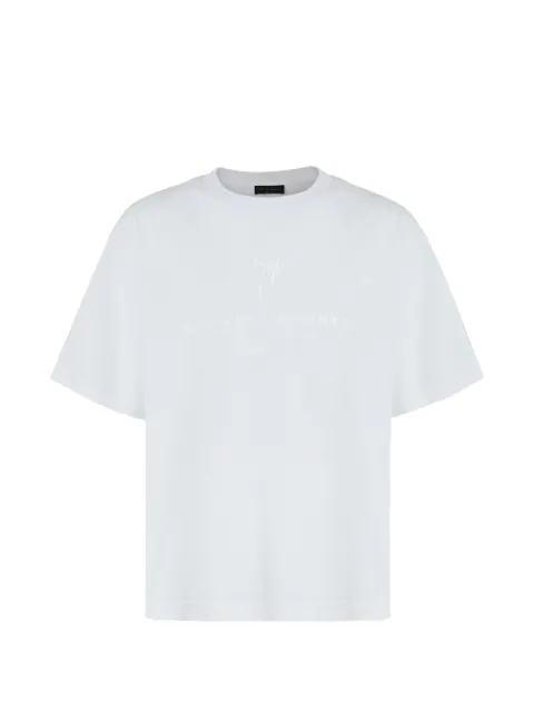 Giuseppe Zanotti Lr-67 logo-detail crew-neck T-shirt White ERU6001002