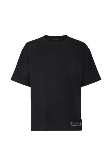 Giuseppe Zanotti Lr-66 label-detail T-shirt Black ERU6000001