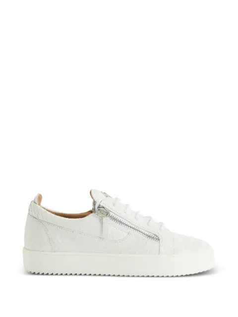 Giuseppe Zanotti Frankie reptile-print sneakers White RM60007002