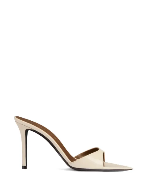 Giuseppe Zanotti Intriigo pointed toe stiletto heel sandals Neutrals I400007015