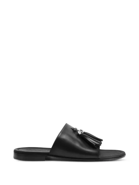 Giuseppe Zanotti Maratea tassels leather sandals Black EU60022002