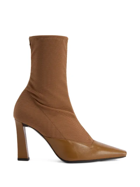 Giuseppe Zanotti Janie Tights square-toe boots Brown E670002003