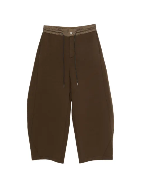 sacai drawstring trousers Brown 2603951M
